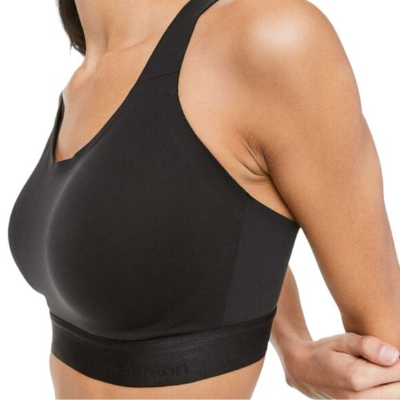 Lululemon Fine Form Bra 32C Black Convertible Racerback - Picture 3 of 14